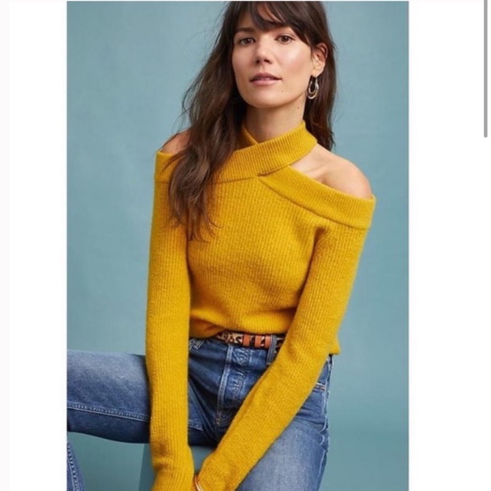 Anthropology MOTH pullover alpaca wool sweater